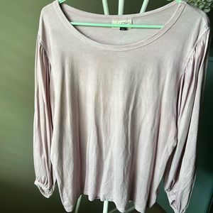 Pink XL Balloon sleeve top